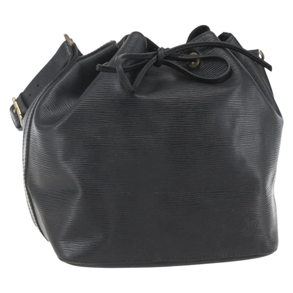 LOUIS VUITTON Epi Petit Noe Shoulder Bag Black M44102 LV Auth ka1345